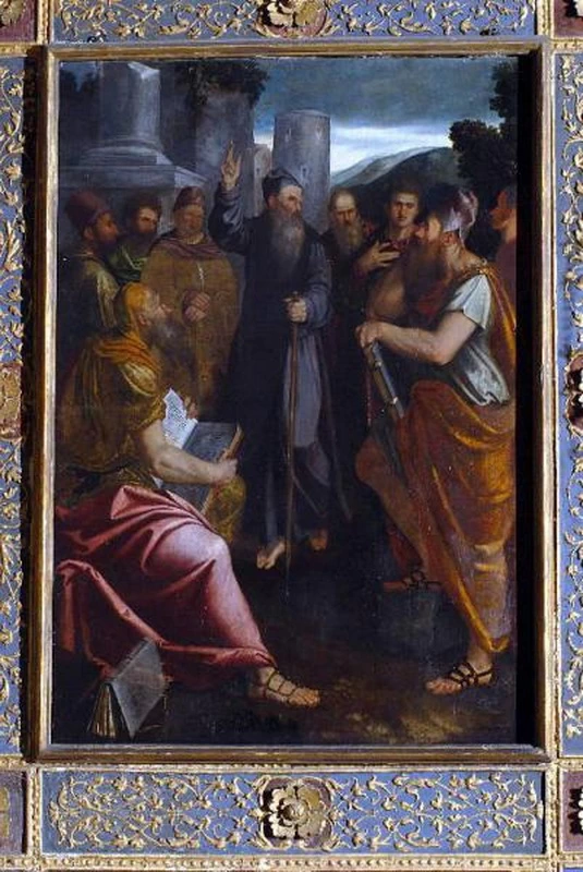 Predica di Sant'Antonio abate ai pagani - Tempio Civico della Beata Vergine Incoronata, Lodi